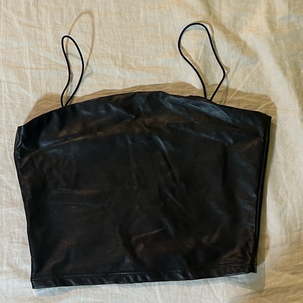 Leather top